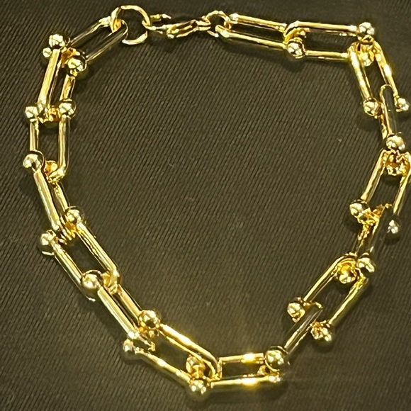 Jewelry 7 Horseshoe Paper Clip Bracelet Tiffany Inspired Poshmark